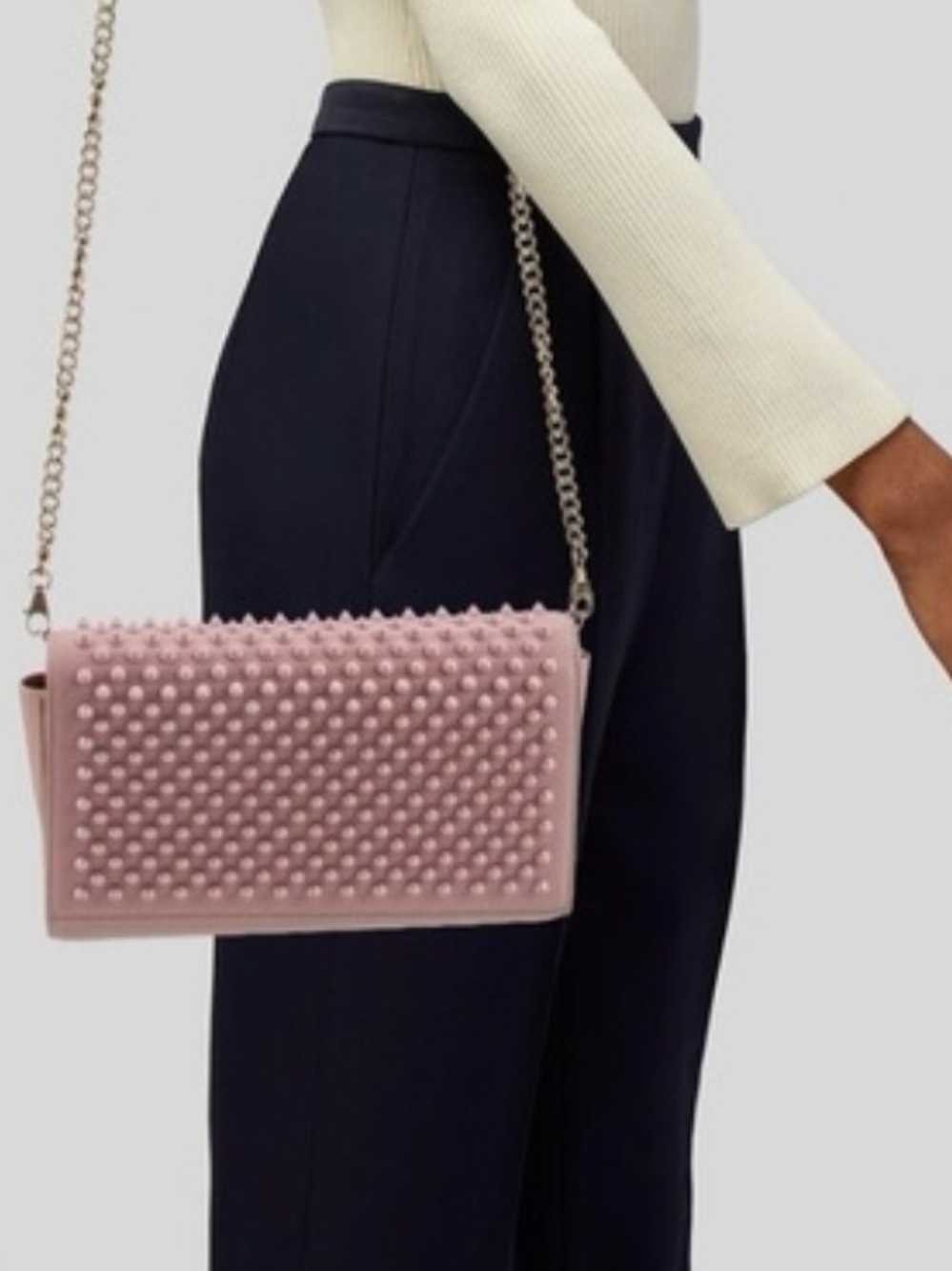 Christian Louboutin Pink Lemonade Paloma 2 Way Bag